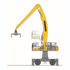  Mobilbagger Materialumschlag Liebherr LH 80 M High Rise Industry Litronic 12463035
